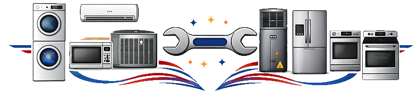 appliances and hvac divider image variety of different hvac and appliance parts illustration as a divider image