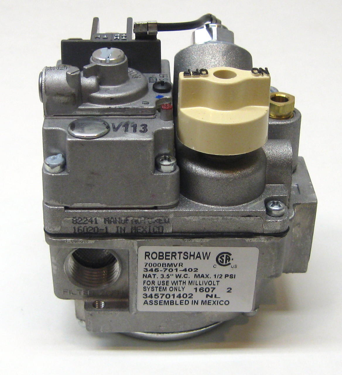 Allpoints Select 541029-120 Volt Natural Gas Combination Safety Valve 